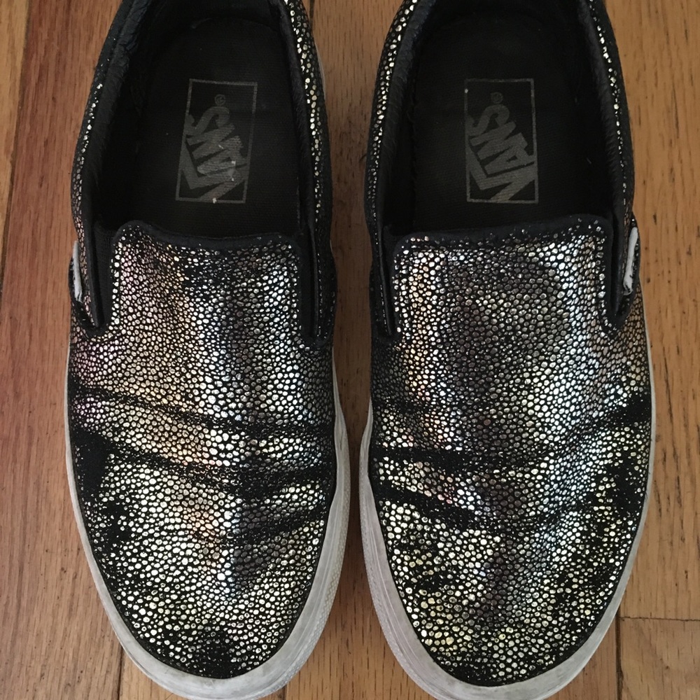 Vans metallic gold women’s shoes size 6